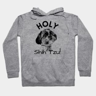 Funny Holy Shih Tzu Graphic Design Hoodie